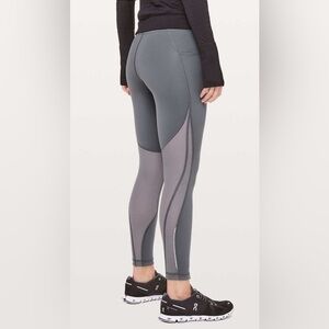 NWOT Lululemon Run Smoothly 7/8 Tight *25" Titanium